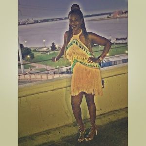 Size M “bday dress and size M “jumpsuit”